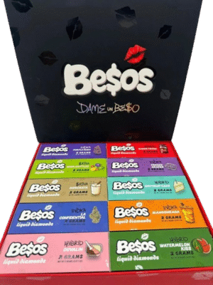 Besos Liquid Diamonds New Edition Disposable | 100 Pack Variety Box Besos Liquid Diamonds New Edition Disposable | 100 Pack Variety Box